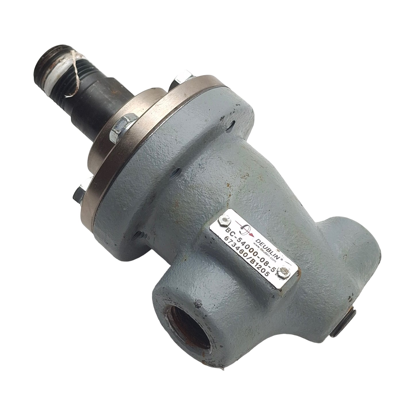 Used Deublin BC-54000-08-50 Pressure Joint, Duo Flow, 1/2in NPT RH, 17.2bar Max