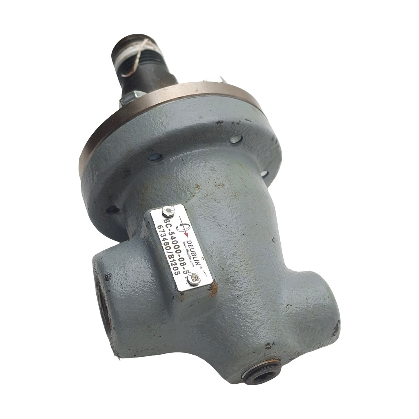 Used Deublin BC-54000-08-50 Pressure Joint, Duo Flow, 1/2in NPT RH, 17.2bar Max