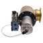 Used Key BA-200-P-K High Vacuum Brass Right Angle Valve 60-100psi, NW-50, 120VAC Coil