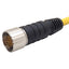 New – Open box Turck CSM 19-19-5 Actuator and Sensor Cordset, 19-Pin M27 MultiFast Male, 5m