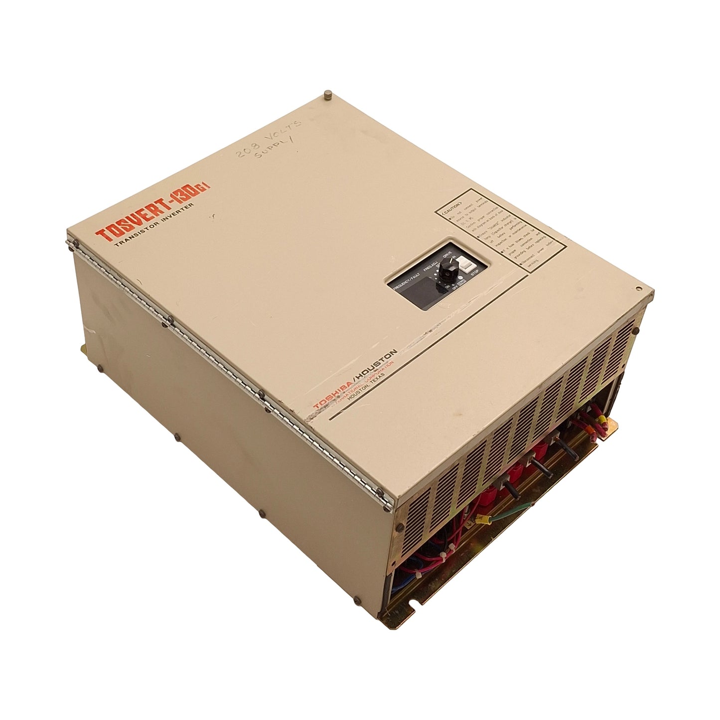 Used Toshiba VT130G1-2160B0H VFD Motor Drive 208/230VAC 3-Phase, 15HP
