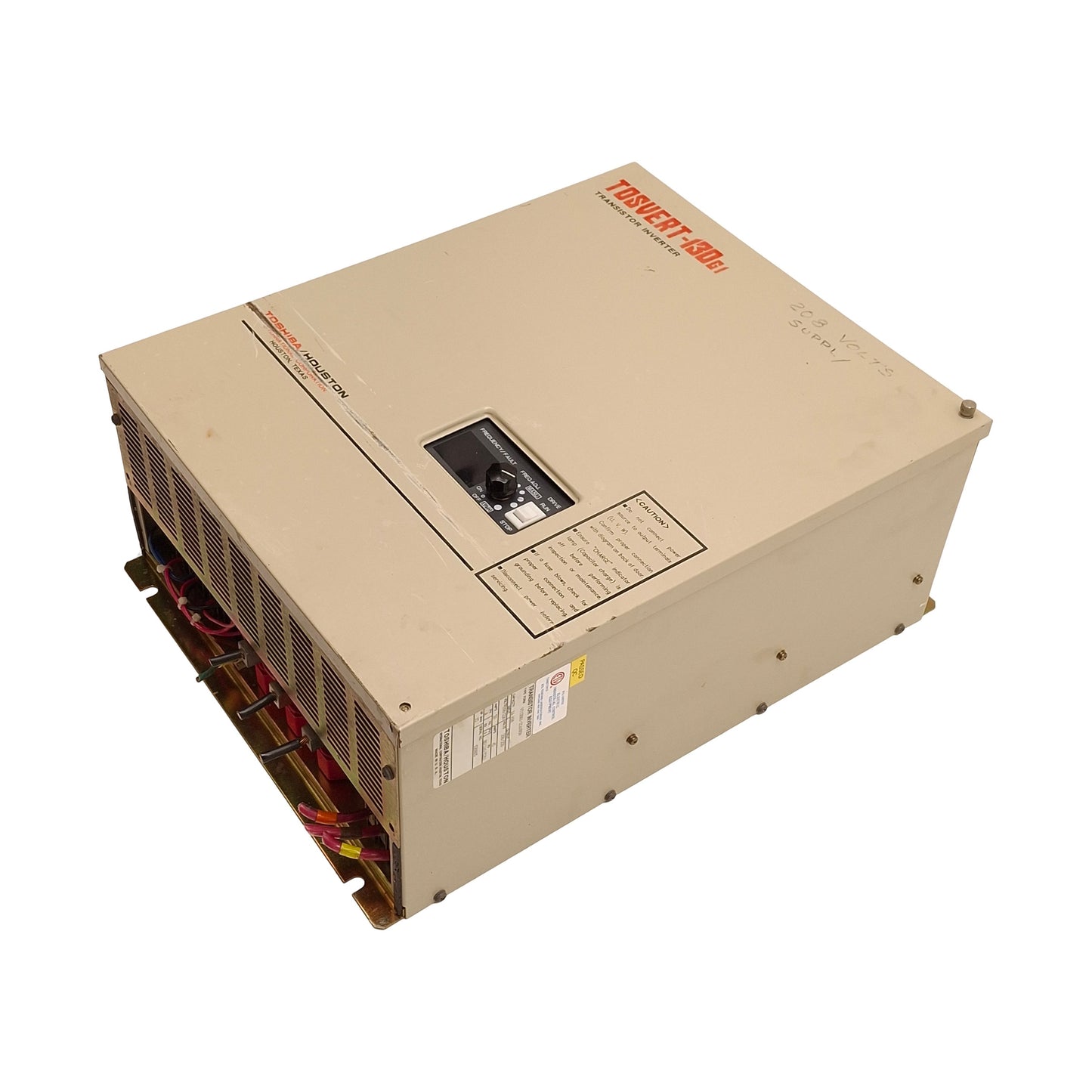 Used Toshiba VT130G1-2160B0H VFD Motor Drive 208/230VAC 3-Phase, 15HP