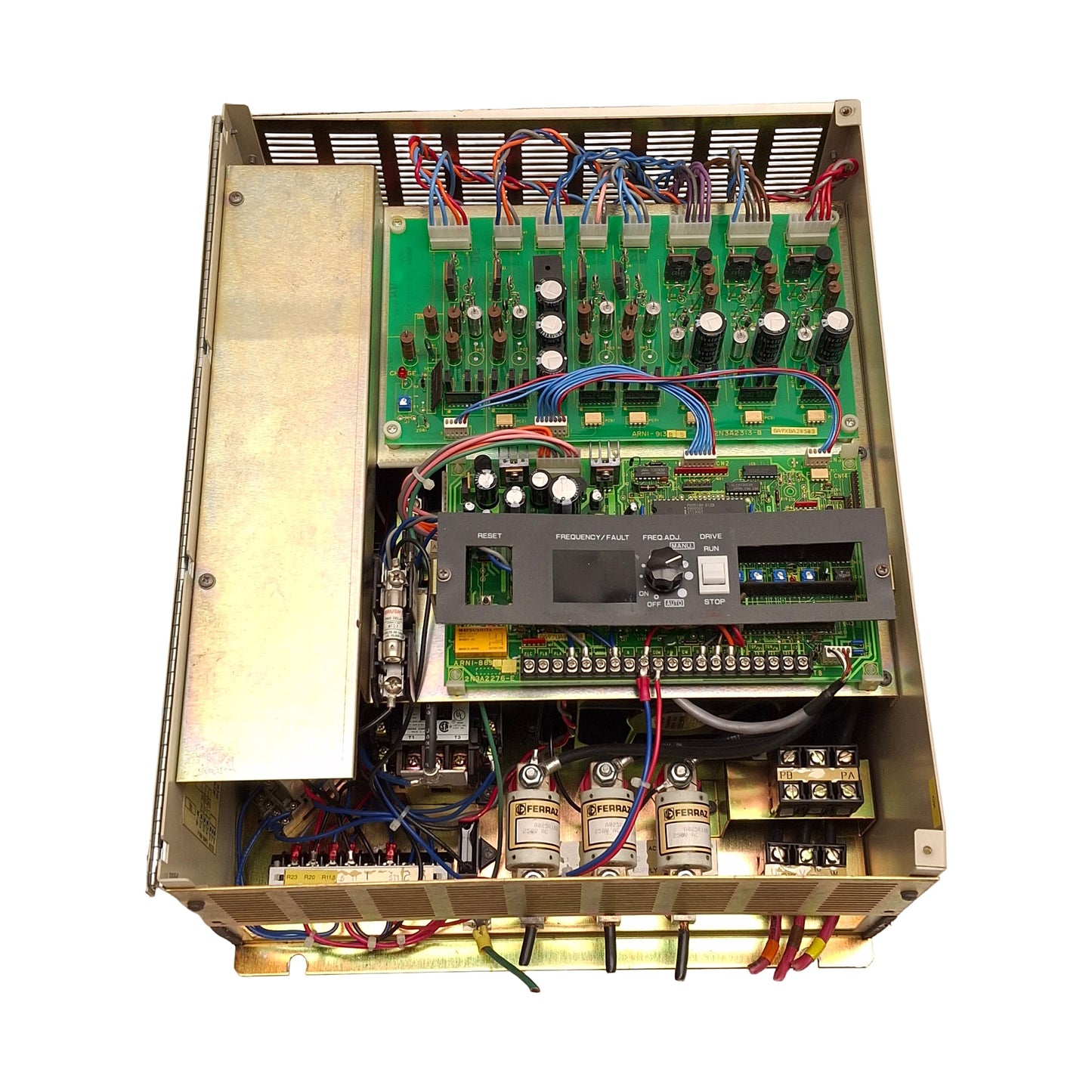Used Toshiba VT130G1-2160B0H VFD Motor Drive 208/230VAC 3-Phase, 15HP