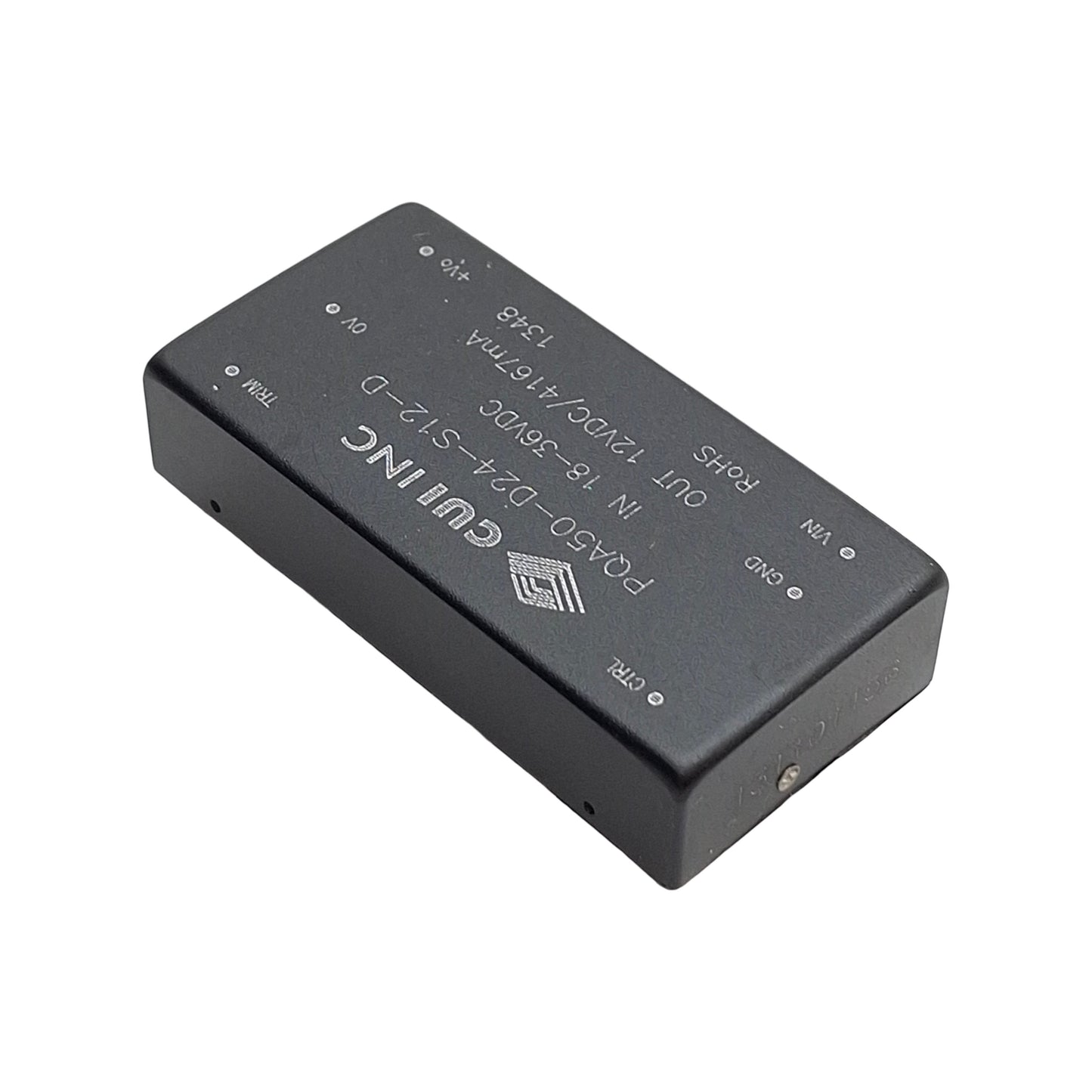 New – Open box CUI PQA50-D24-S12-D DC-DC Converter Power Supply 18-36VDC In, 12VDC 4.1A 50W Out
