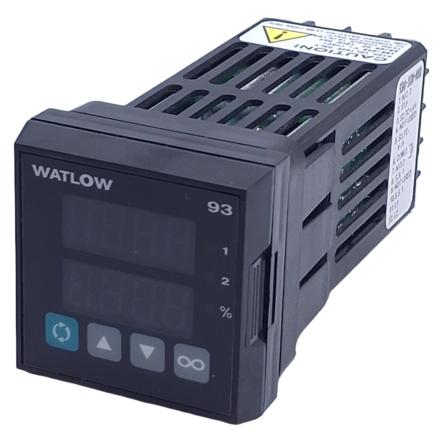 Used Watlow 93AA-1KD0-00RR Temperature Controller 100-240VAC, 1/16 DIN Mount