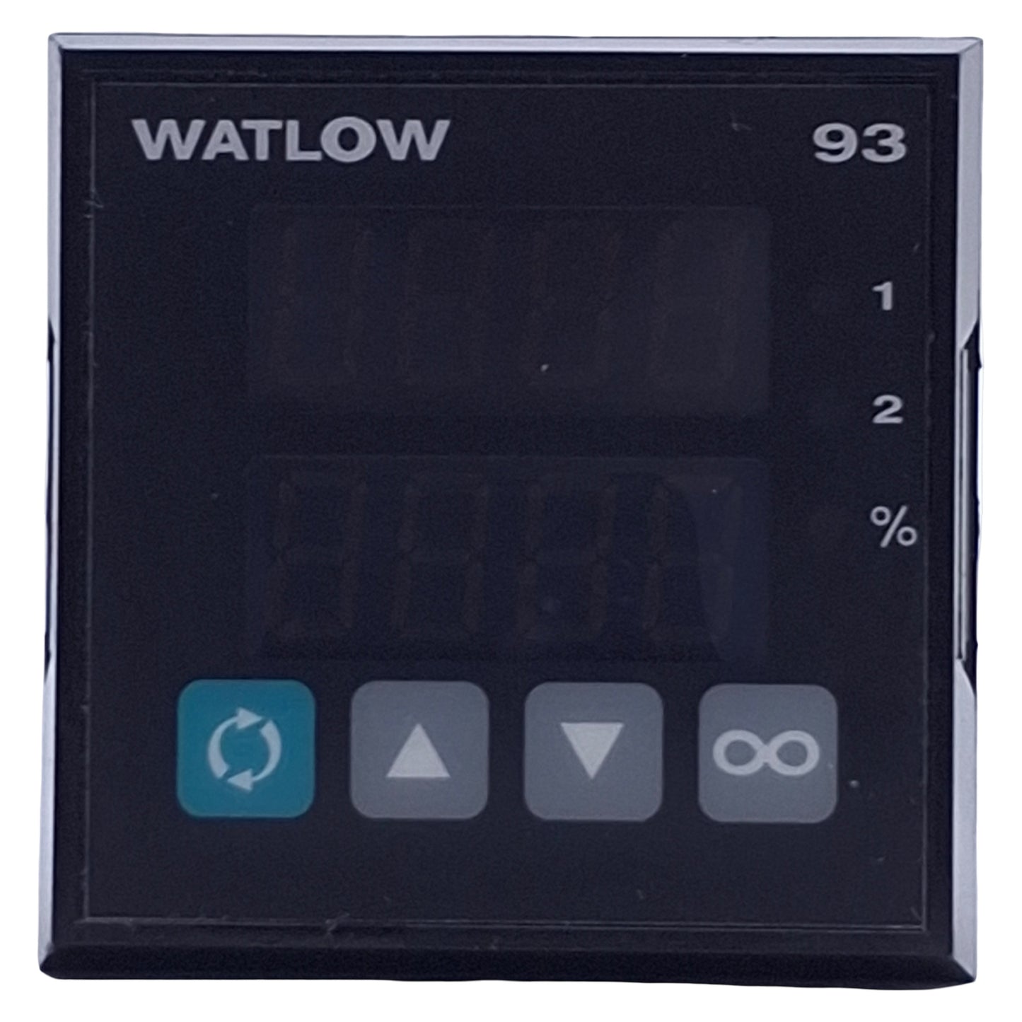 Used Watlow 93AA-1KD0-00RR Temperature Controller 100-240VAC, 1/16 DIN Mount