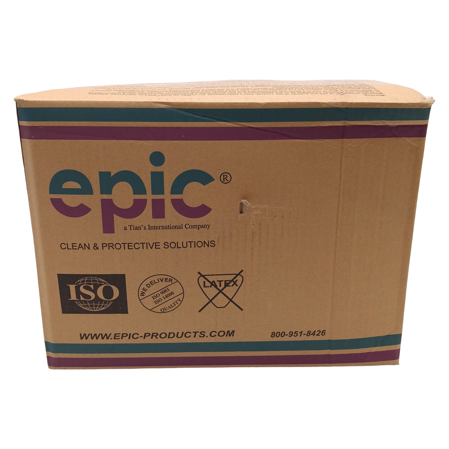 Used Box of 200 Epic 537782-XL SafeTrack Shoe Covers, Skid Resistant, Size XL, Blue