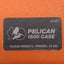 Used Pelican 1600 Protector Case, Orange, 21.51 x 16.54 x 7.99in Interior *Used Foam*