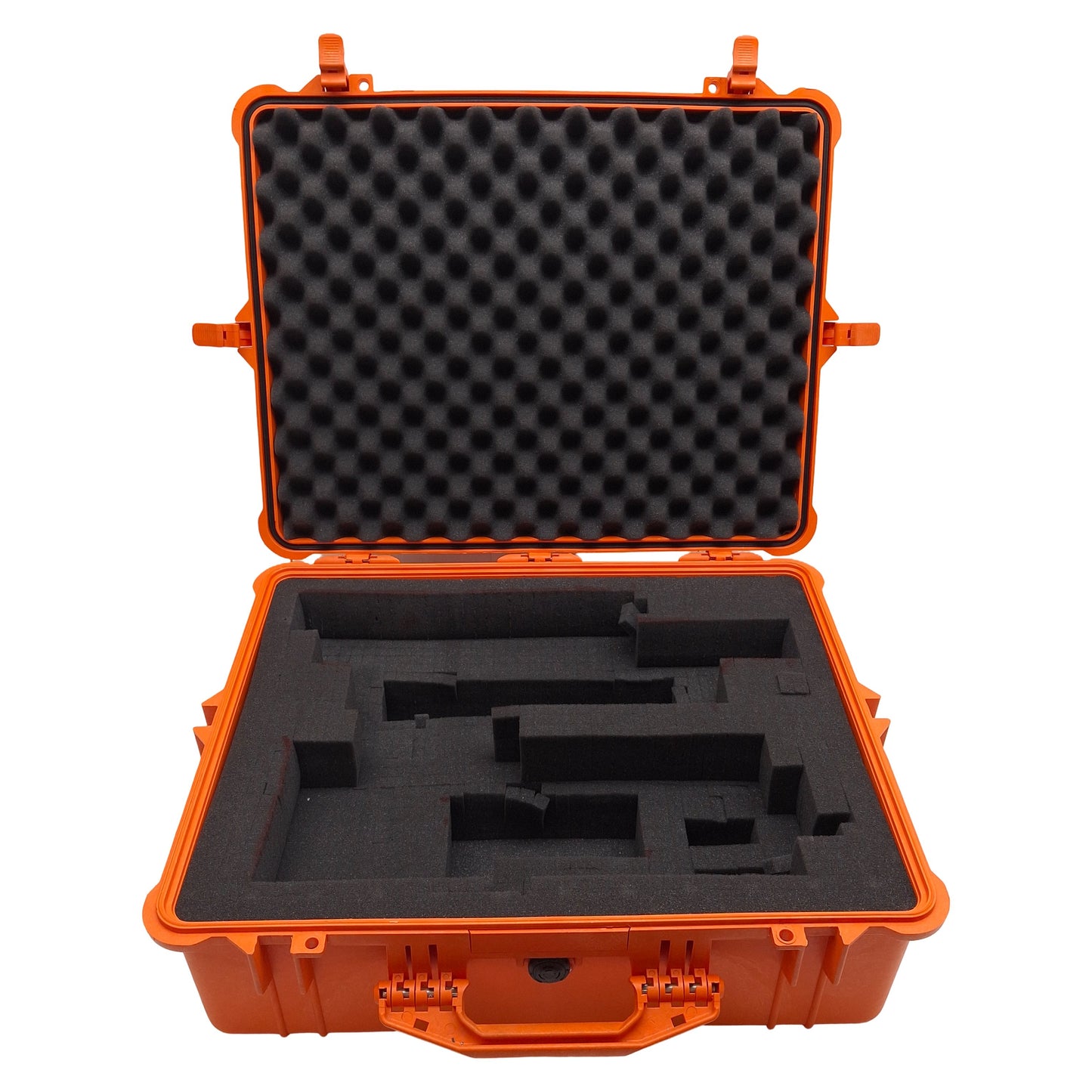 Used Pelican 1600 Protector Case, Orange, 21.51 x 16.54 x 7.99in Interior *Used Foam*