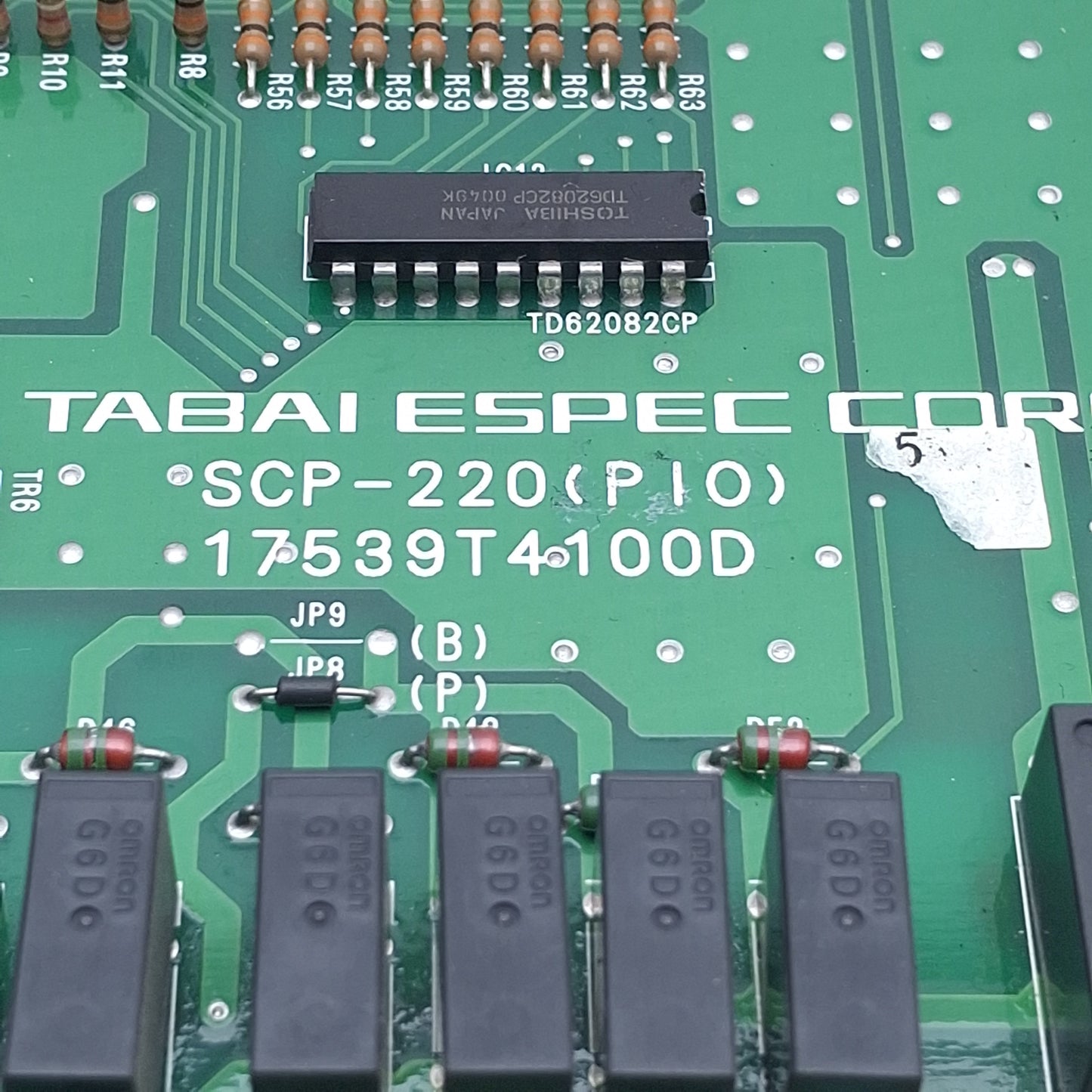 Used Tabai Espec SCP-220(PIO) Control Board For ESPEC Environmental Test Chamber