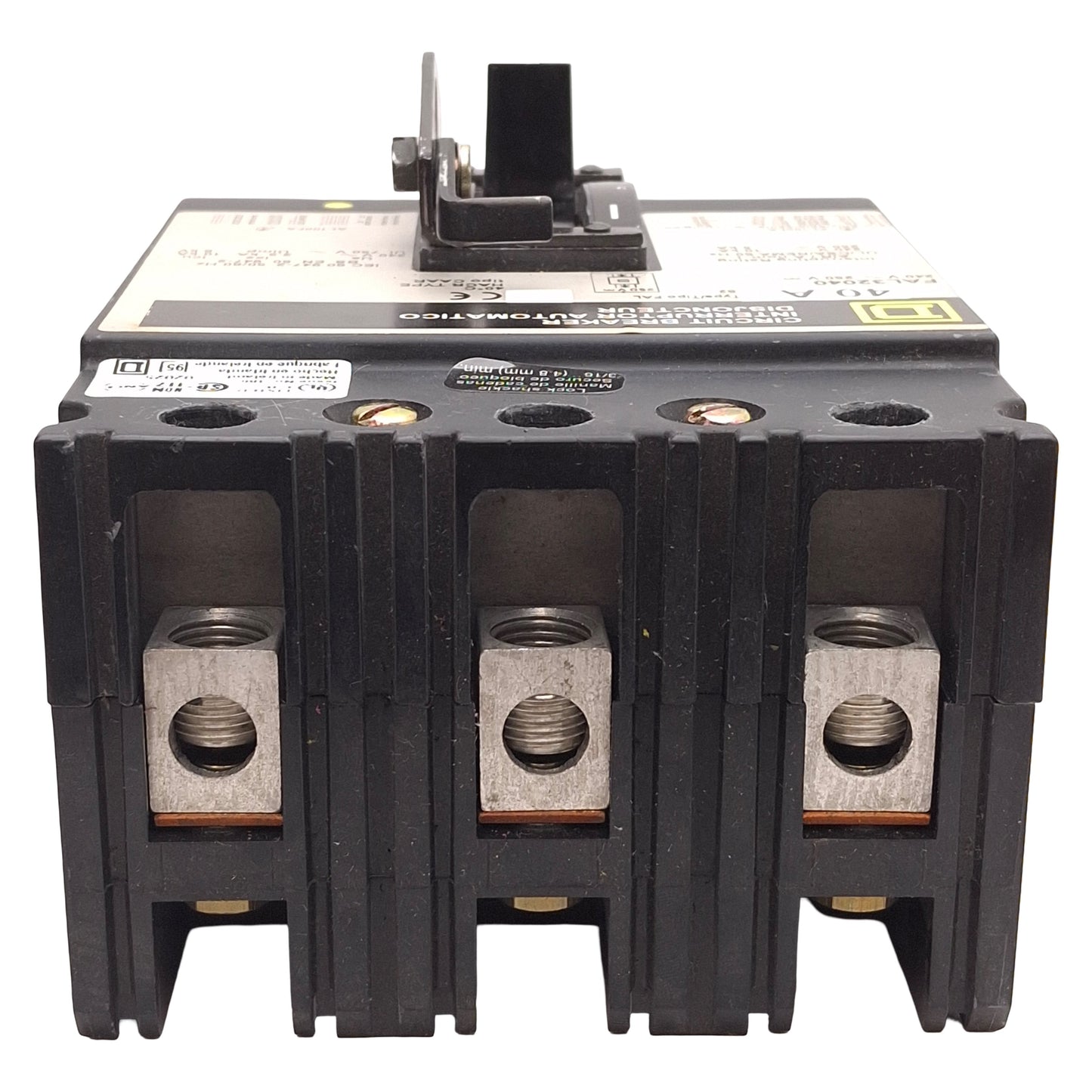Used Square D FAL32040 Molded Case Circuit Breaker, 3-Pole, 40A, 240VAC/250VDC