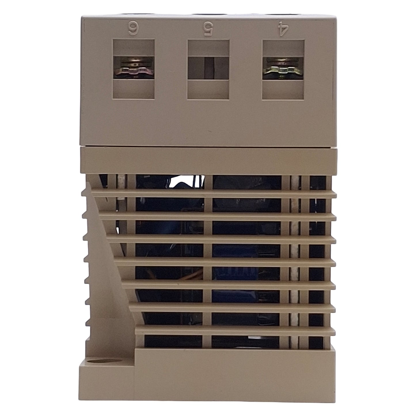 Used Idec PS5R-A24 Switching Power Supply 100-240VAC In, 24VDC 0.3A Out, DIN Rail