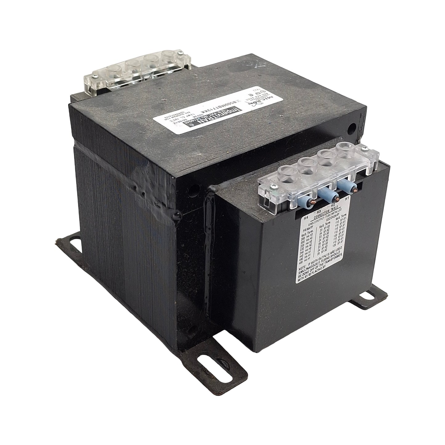 Used Micron B500MBT713XK ImperviTRAN Transformer 208/230/460V Primary, 24/115V Second