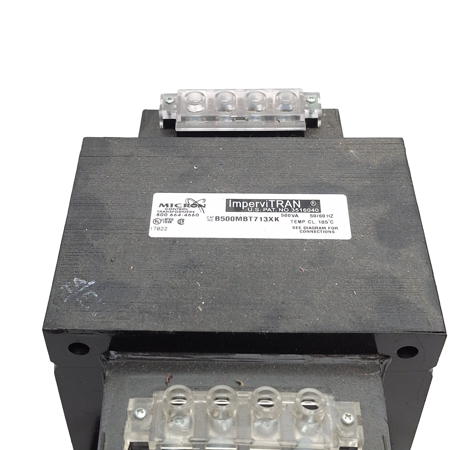 Used Micron B500MBT713XK ImperviTRAN Transformer 208/230/460V Primary, 24/115V Second