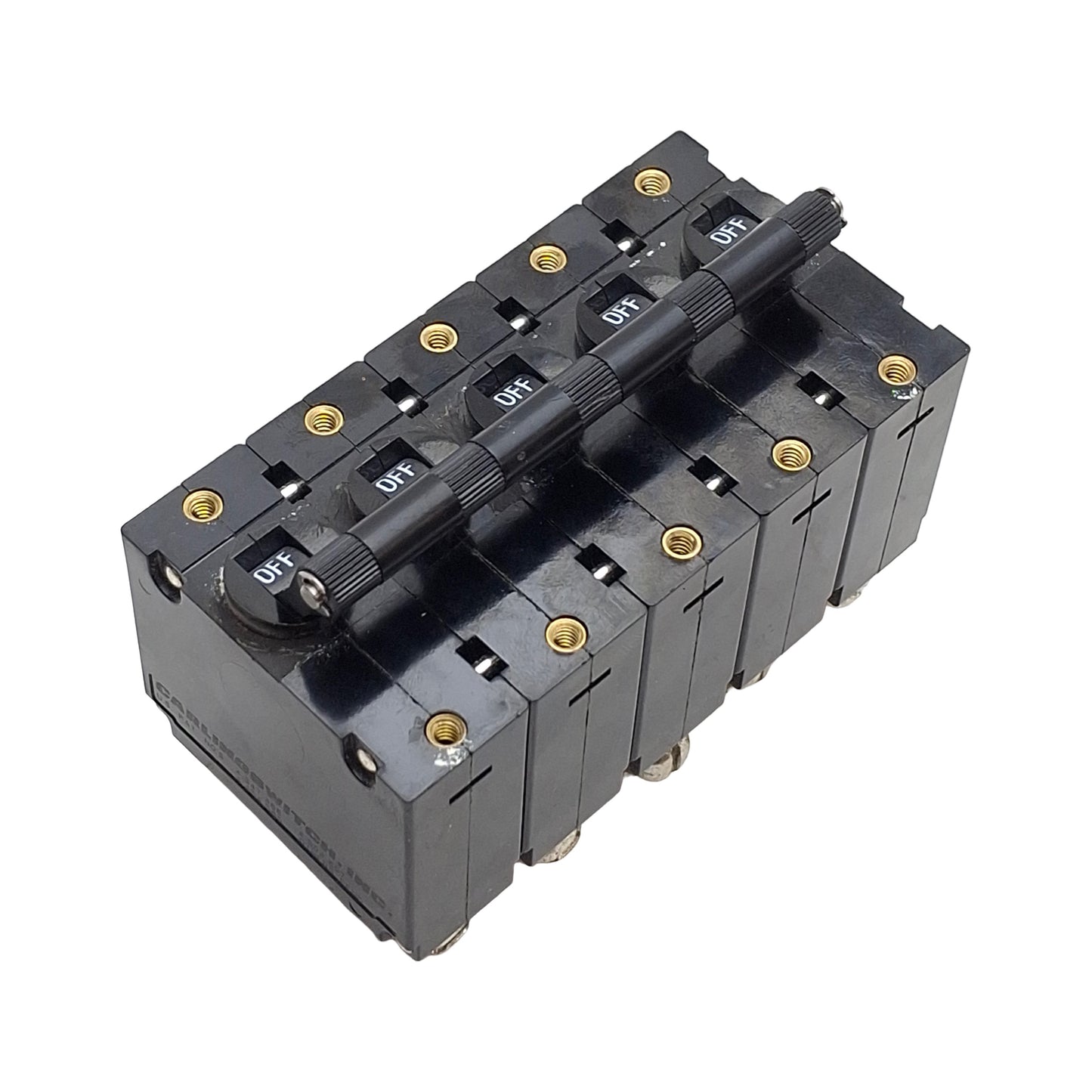 Used Carling AA5-X0-00-310-4D1-C Circuit Breaker , 5-Pole, 277VAC/80VDC, 10 Amps
