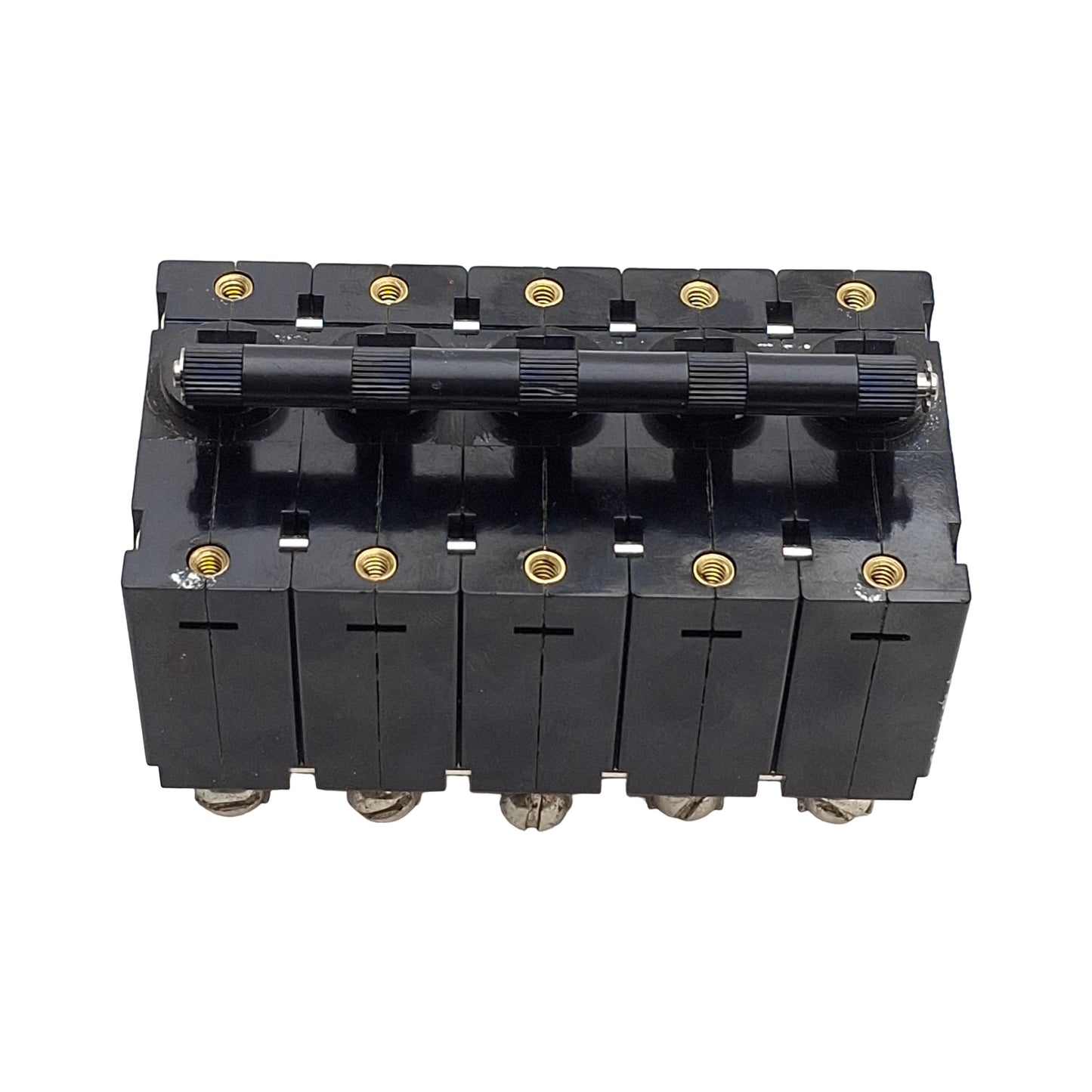 Used Carling AA5-X0-00-310-4D1-C Circuit Breaker , 5-Pole, 277VAC/80VDC, 10 Amps