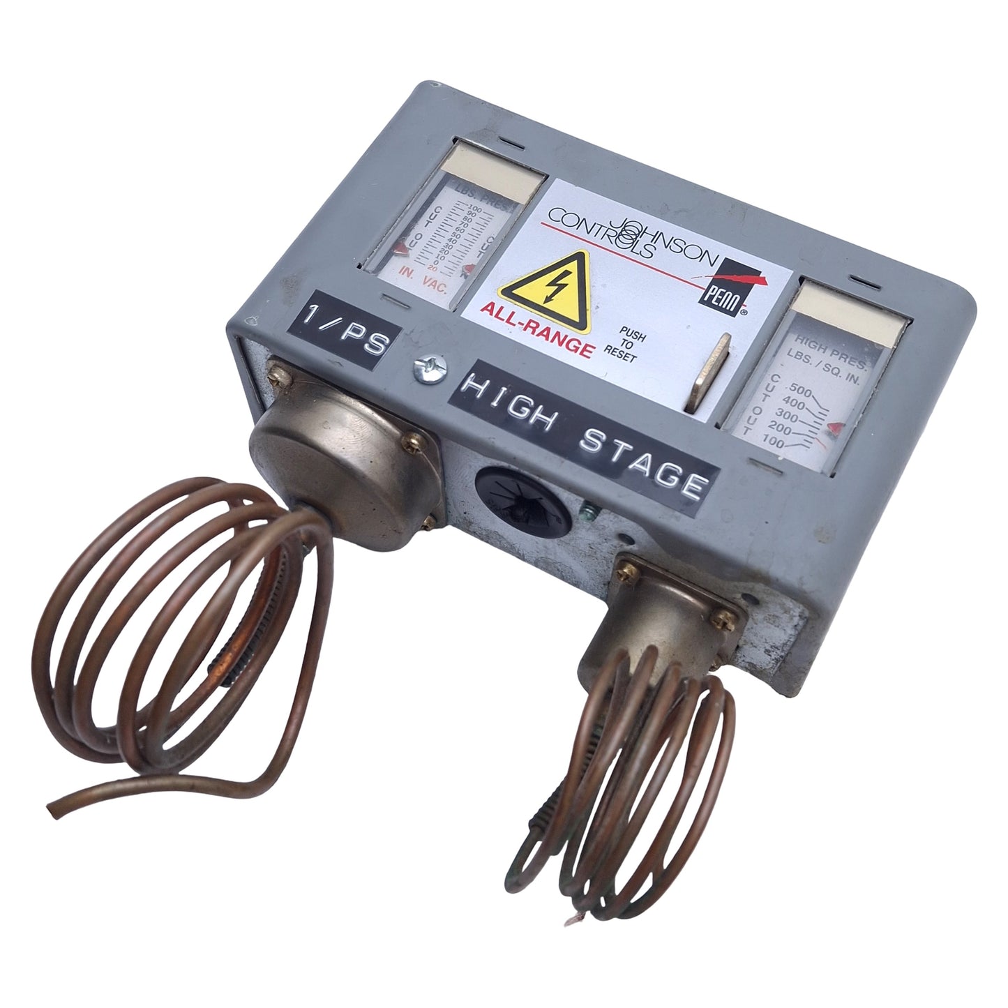 Used Johnson Controls P70MA-1 Dual Pressure Controls For Non-Corrosive Refrigerants
