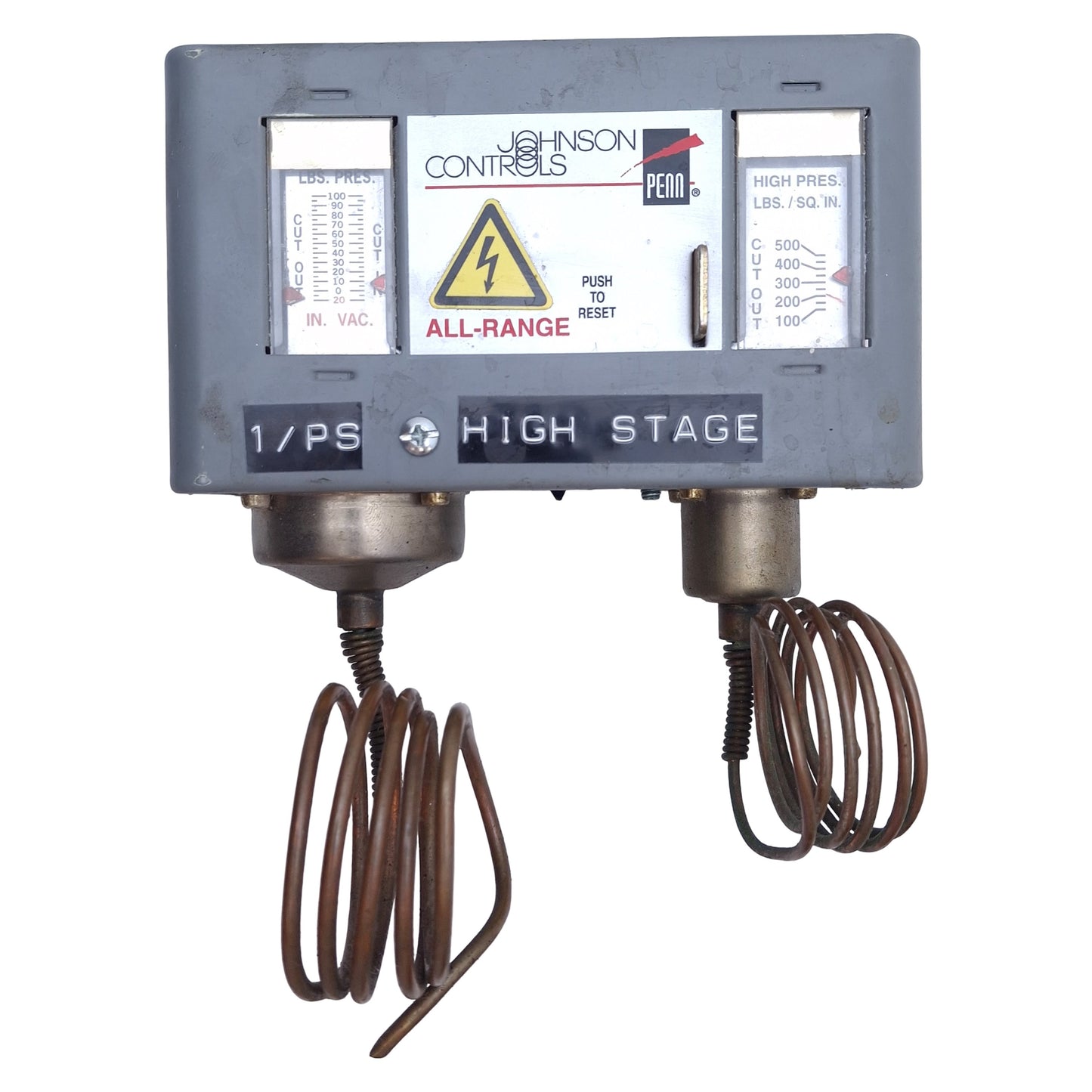 Used Johnson Controls P70MA-1 Dual Pressure Controls For Non-Corrosive Refrigerants