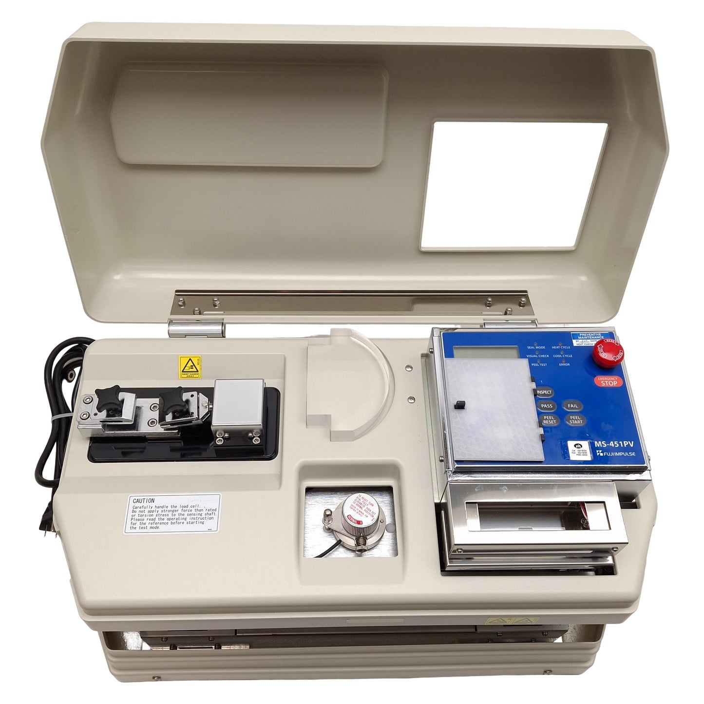 Used Van Der Stahl MS-451PV Medical Pouch Sealer, 10 x 450mm Seal, 140-400°F, 110VAC