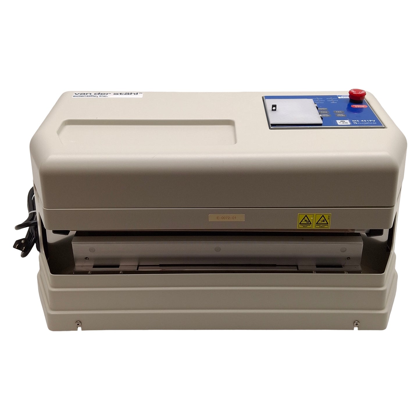 Used Van Der Stahl MS-451PV Medical Pouch Sealer, 10 x 450mm Seal, 140-400°F, 110VAC