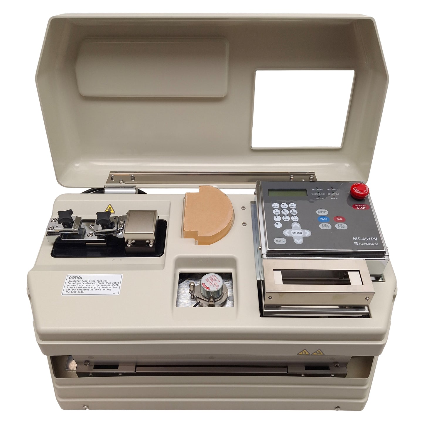 Used Van Der Stahl MS-451PV Medical Pouch Sealer 10mm x 450mm Seal, 140-400°F, 110VAC