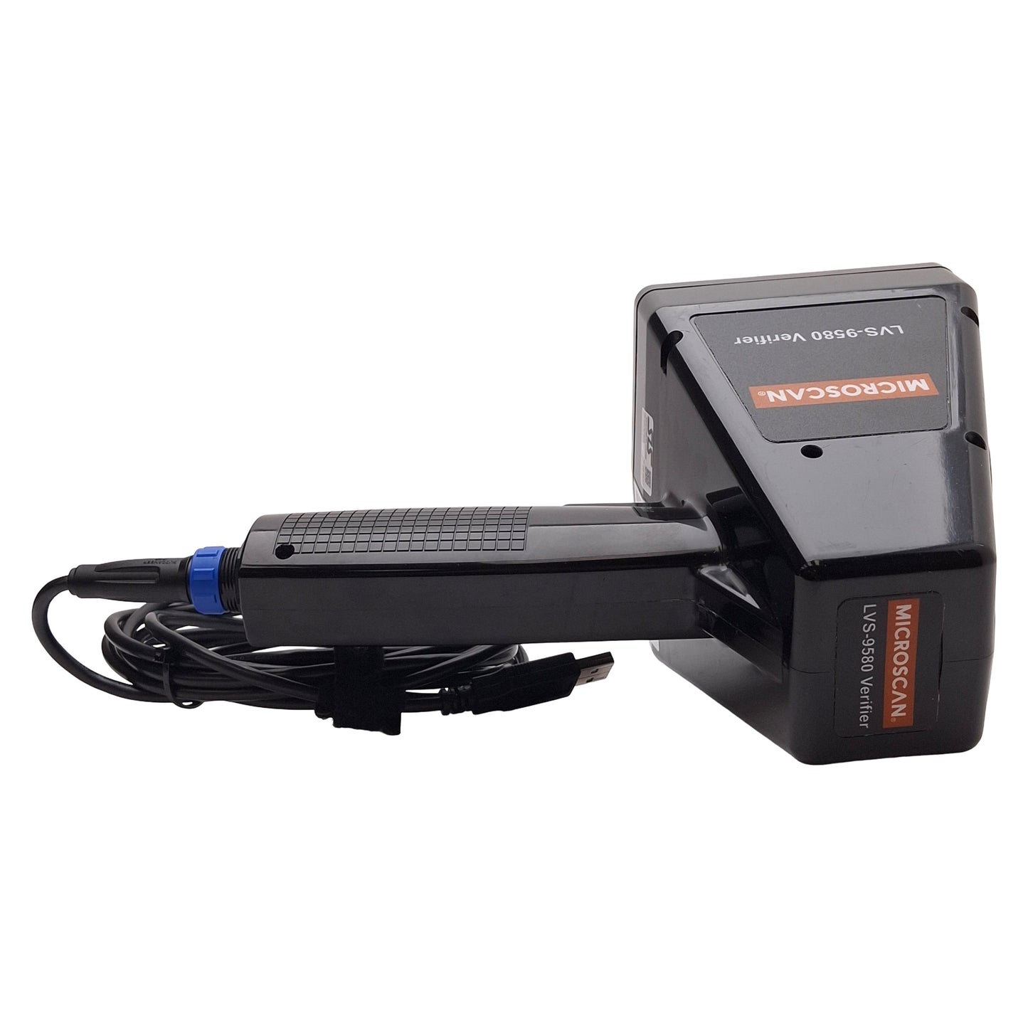 Used Microscan LVS-9580 Handheld 1D & 2D Barcode Verifier, Red 660nm, 5MP, USB, 5VDC