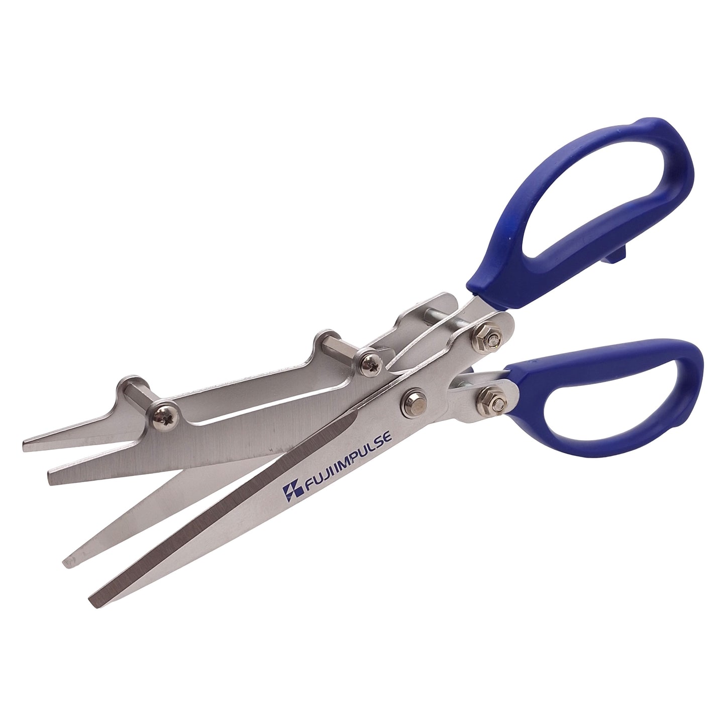 Used Fuji Impulse Double-Bladed Film Cutting Shears, 1in Width, 3in Effective Length