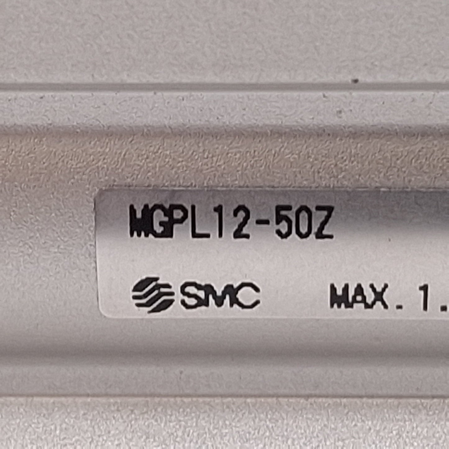 Used SMC MGPL12-50Z Compact Guided Cylinder, ø12mm Bore, 50mm Stroke, 1.0MPa, M5x0.8