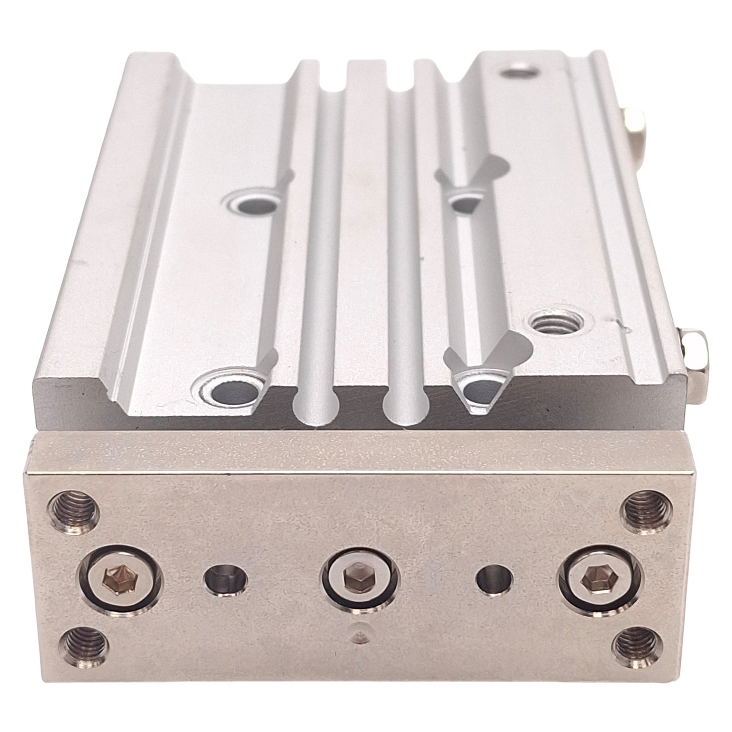 Used SMC MGPL12-50Z Compact Guided Cylinder, ø12mm Bore, 50mm Stroke, 1.0MPa, M5x0.8