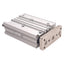 Used SMC MGPL12-50Z Compact Guided Cylinder, ø12mm Bore, 50mm Stroke, 1.0MPa, M5x0.8