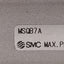 Used SMC MSQB7A Pneumatic Rotary Table, ø12mm Bore, 0-190° Rotation, 0.7MPa, M5x0.8