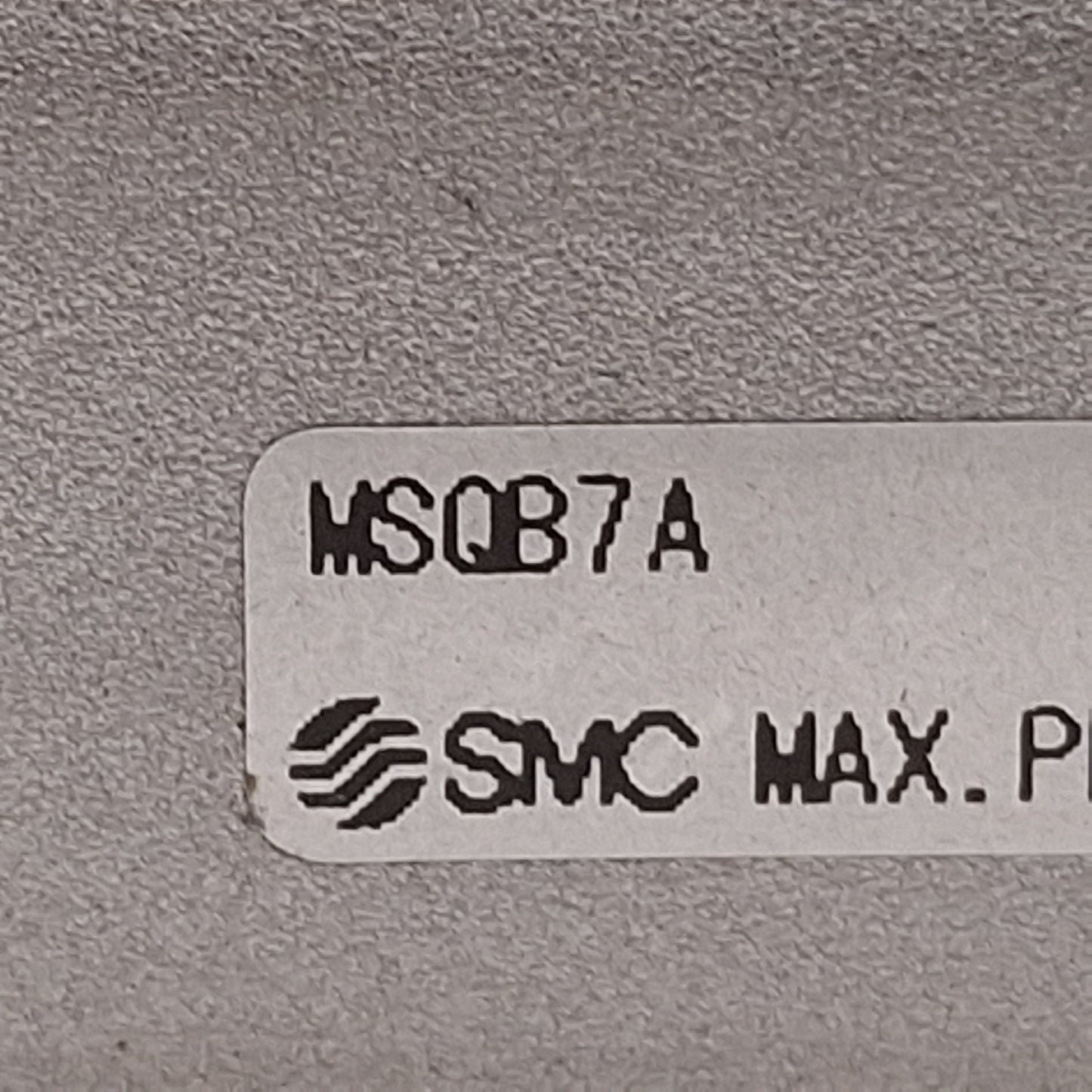 Used SMC MSQB7A Pneumatic Rotary Table, ø12mm Bore, 0-190° Rotation, 0.7MPa, M5x0.8