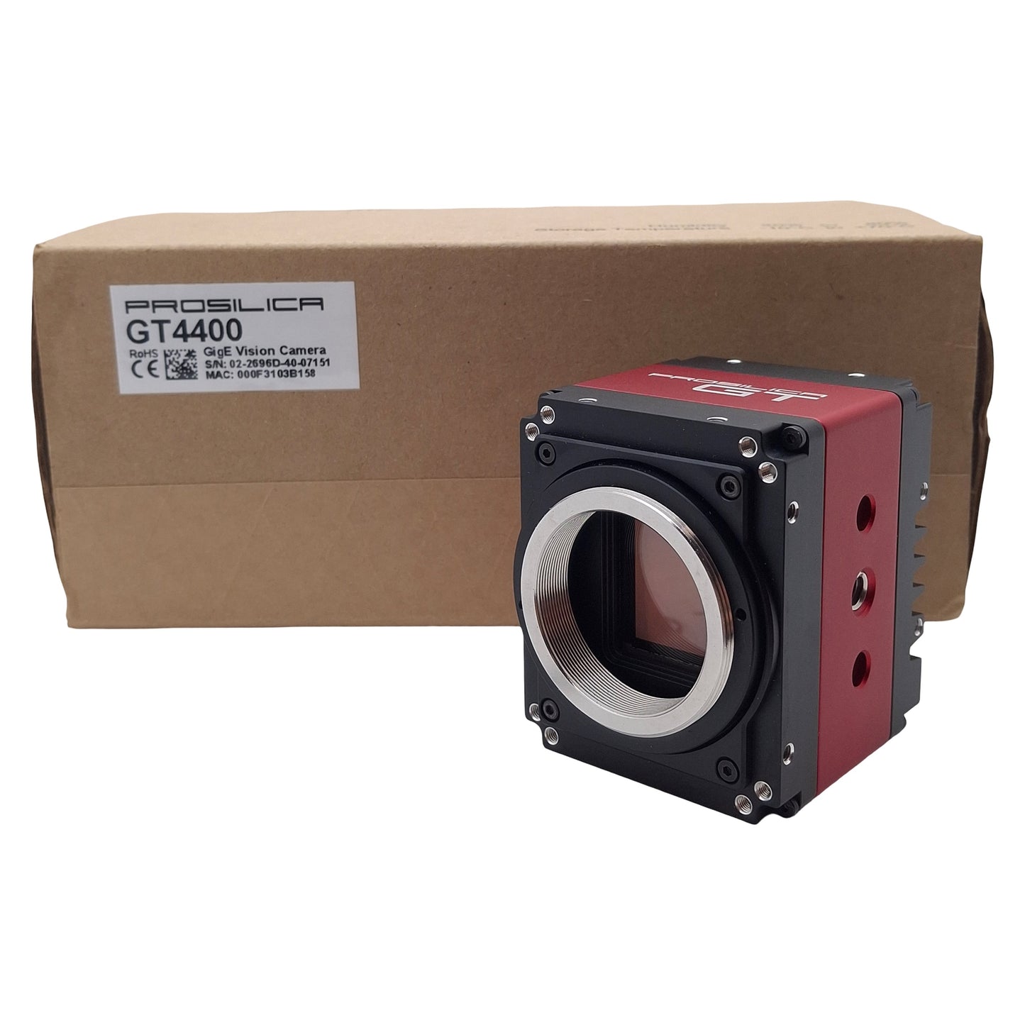 New – Open box Allied Vision GT4400 TFL-Mount Vision Camera, Monochrome, 19.6MP, 7-25VDC, 1GigE
