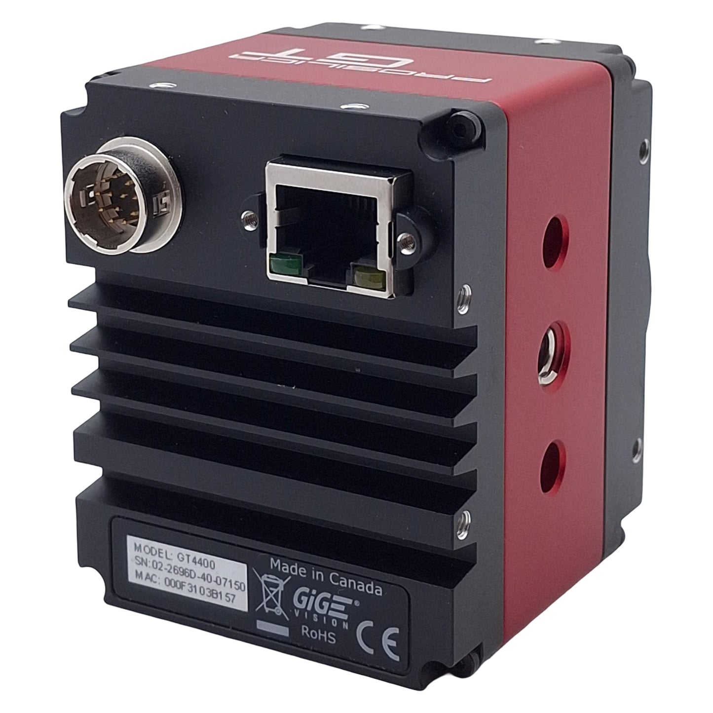 New – Open box Allied Vision GT4400 TFL-Mount Vision Camera, Monochrome, 19.6MP, 7-25VDC, 1GigE