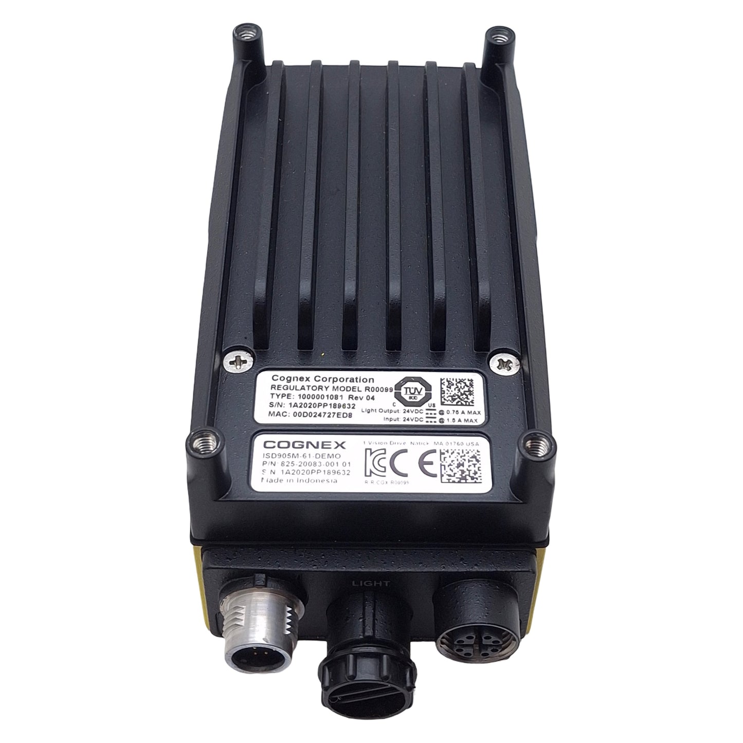 New – Open box Cognex ISD905M-61-DEMO In-Sight Vision System, 2/3in CMOS, 5MP, 24VDC, C-Mount