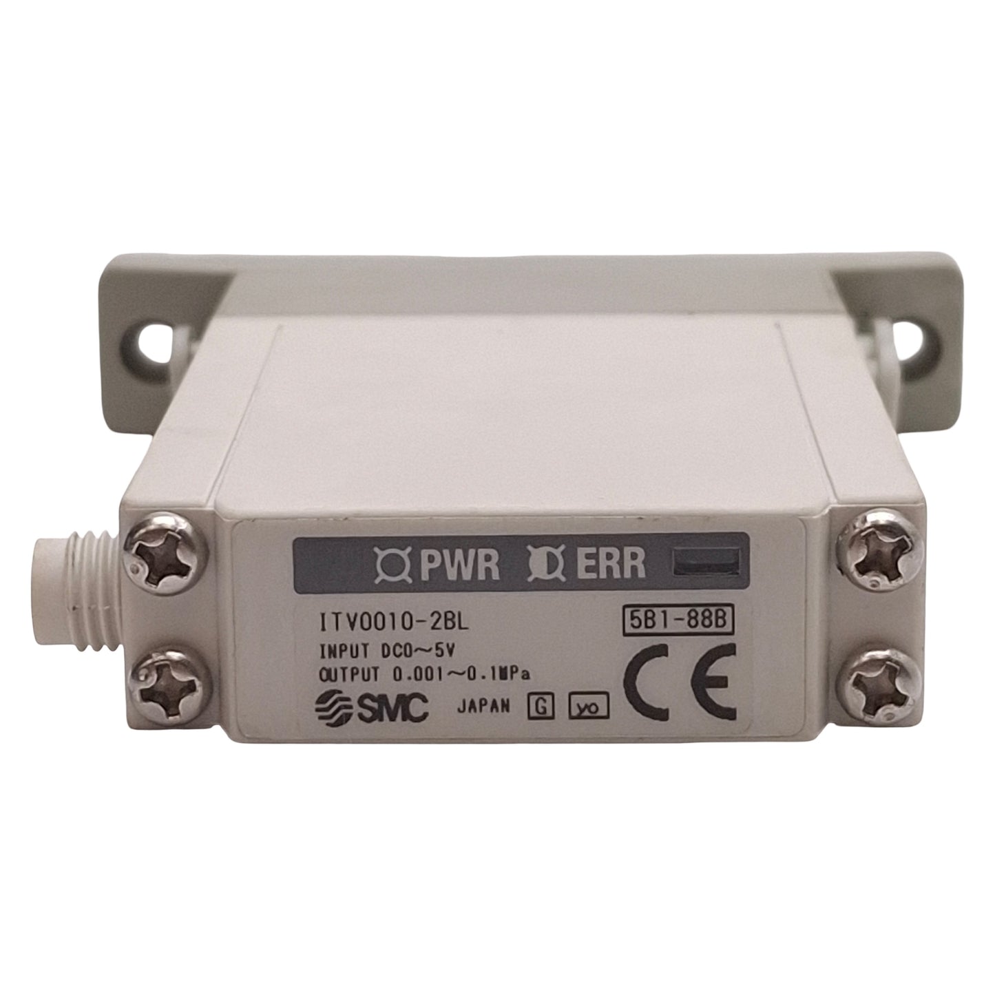 Used SMC ITV0010-2BL Electro-Pneumatic Regulator, 0.001-0.1MPa Set, 0-5VDC Input