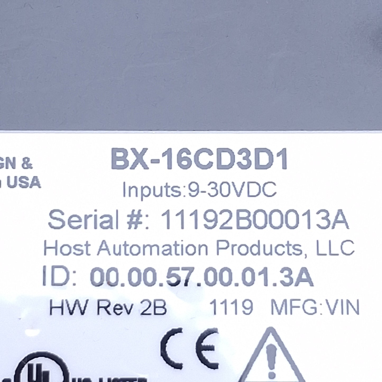 Used Automation Direct BX-16CD3D1 BRX Discrete Combo Module, 8-Inputs, 8-Outputs