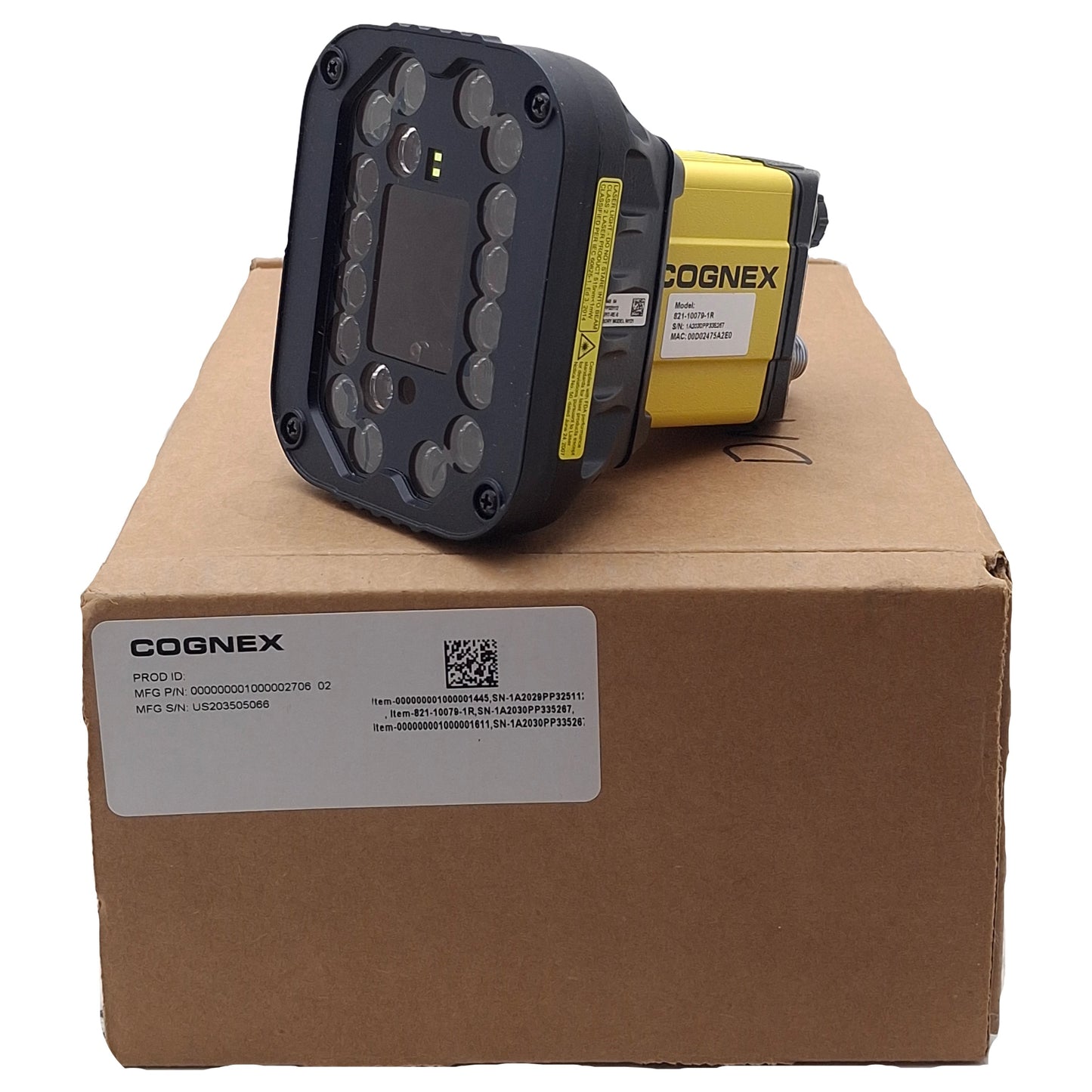 New – Open box Cognex DM374X-M DataMan Barcode Scanner, 2048x1536, 80fps, 24VDC, C-Mount