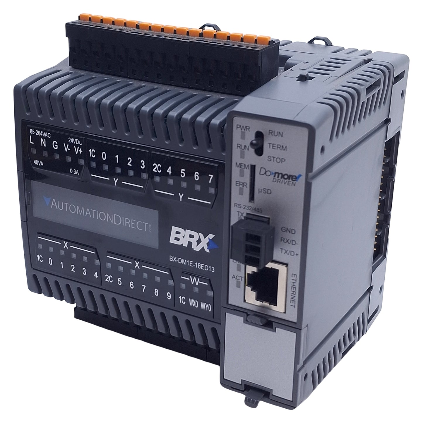 Used Automation Direct BX-DM1E-18ED13 BRX Programmable Controller, 120-240VAC