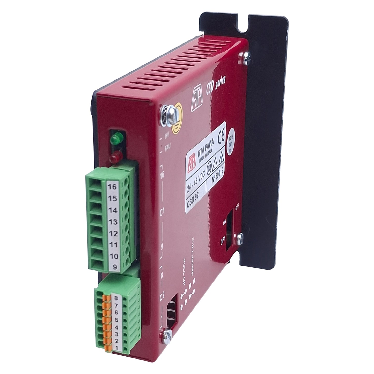 Used RTA PAVIA CSD 92 Ministep Stepping Motor Drive 24-48VDC, 0.7A-4.4A Output