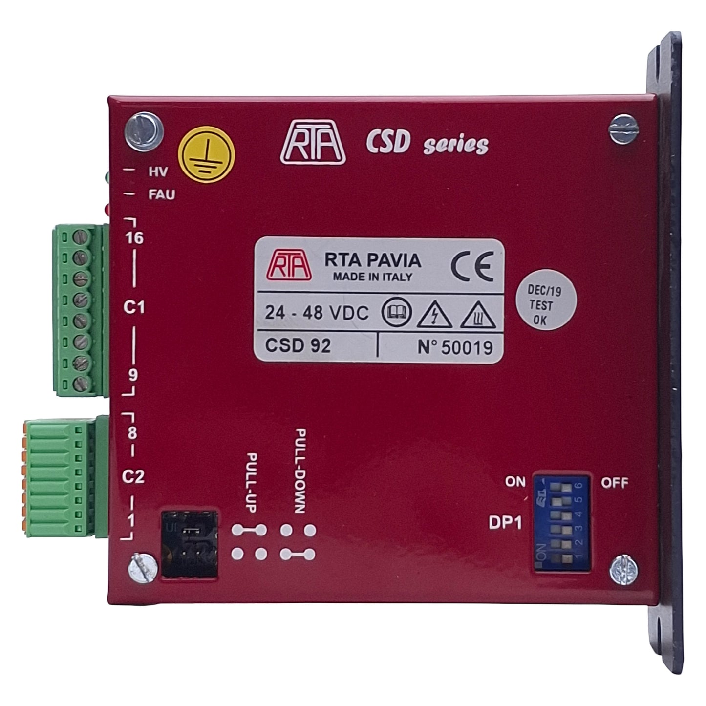 Used RTA PAVIA CSD 92 Ministep Stepping Motor Drive 24-48VDC, 0.7A-4.4A Output