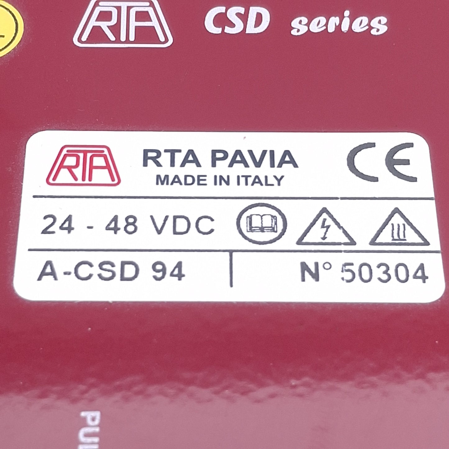 Used RTA PAVIA A-CSD 94 Ministep Stepping Motor Drive 24-48VDC, 2.6A-4.4A Output