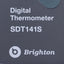 Used Brighton SDT141S Single-Input Digital Thermometer/Pyrometer, Type J & K
