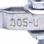 Used Lot of 2 Destaco 305-U Horizontal Hold-Down Clamp 670N Capacity, 26.3x16mm Base