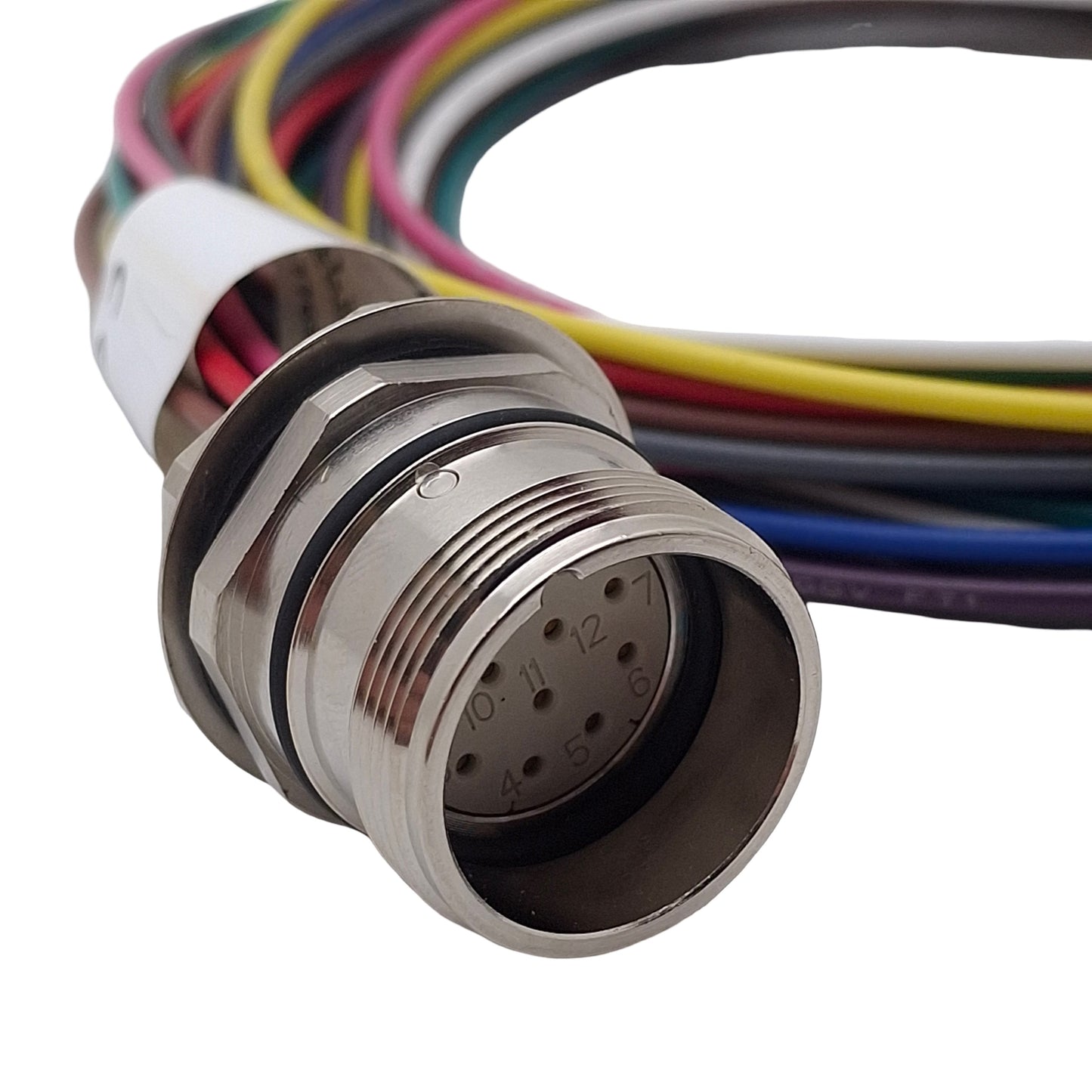 New – Open box Turck CFK 12-11-1 Actuator and Sensor Receptacle, 12-Pin M20 Female to Leads, 1m