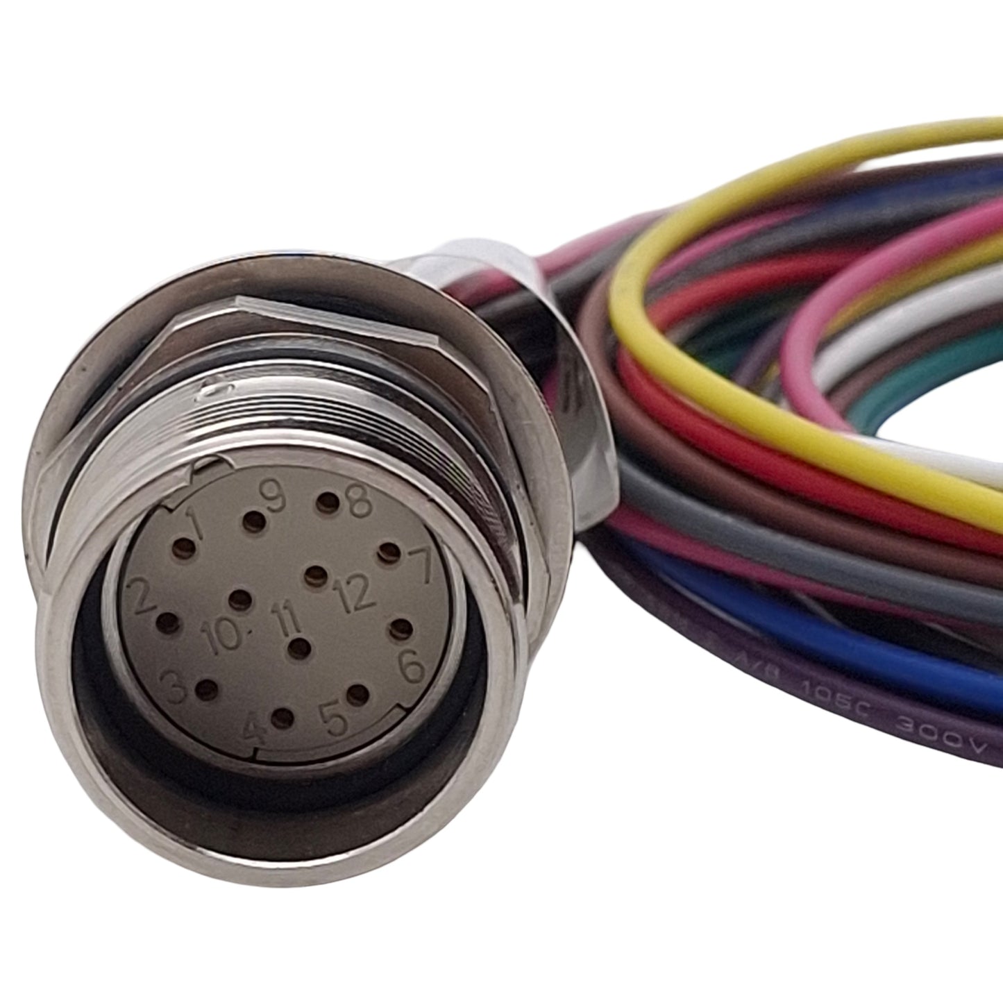 New – Open box Turck CFK 12-11-1 Actuator and Sensor Receptacle, 12-Pin M20 Female to Leads, 1m