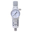 Used SMC 10-AW20-02G-CJN-B Filter Regulator w/Gauge, 0.05-0.85MPa, 1/4 NPT Ports, 5µm