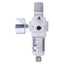 Used SMC 10-AW20-02G-CJN-B Filter Regulator w/Gauge, 0.05-0.85MPa, 1/4 NPT Ports, 5µm