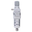 Used SMC 10-AW20-02G-CJN-B Filter Regulator w/Gauge, 0.05-0.85MPa, 1/4 NPT Ports, 5µm