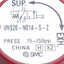 Used SMC VHS20-N01A-S-Z Manual Pressure Relief Valve 15-150psi Range, 1/8 NPT Ports